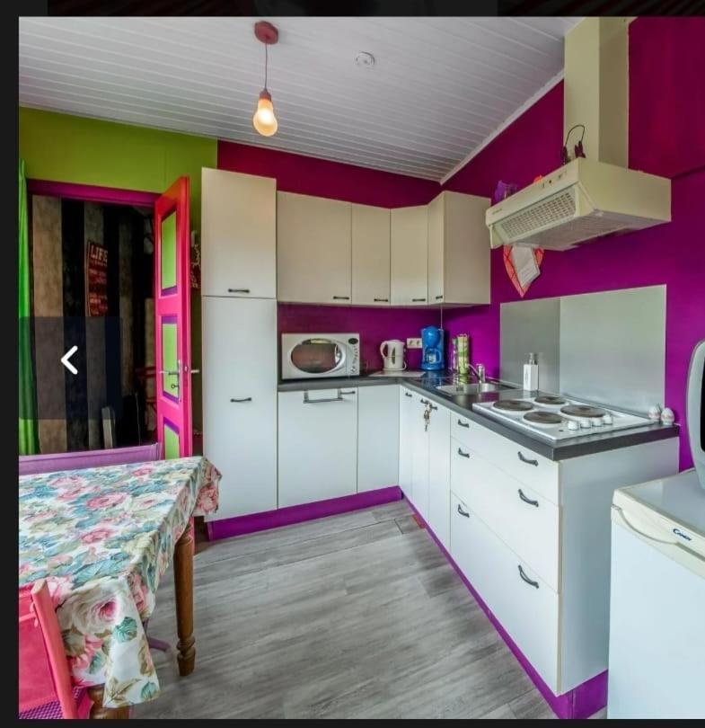 Yourte Mongole Et Cabane Houffalize Bagian luar foto